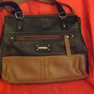 STONE & CO TWO TONE LEATHER PURSE